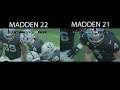Madden 22 vs 21 - Side by Side Comparison