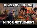 OGRES vs KHORNE - Minor Settlement Battle - Total War: Warhammer 3