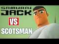 Samurai Jack: Battle Through Time Scotsman Boss Fight No DAMAGE