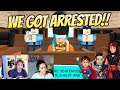 WE GOT ARRESTED IN ROBLOX! HELP US ESCAPE!