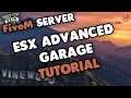 FiveM ESX ADVANCEDGARAGE Tutorial | FiveM Garage System  | FiveM Server erstellen