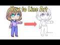 How to do Line Art in Ibispaint | Gacha Club