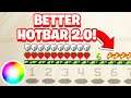 HOW TO GET A CUSTOM HOTBAR IN MCPE! (Custom Hearts/Hunger/Armor/Exp)