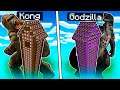 MINECRAFT: BASE de KING KONG VS BASE de GODZILLA 😱 MINECRAFT ROLEPLAY
