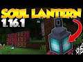 Minecraft How to Craft a Soul Lantern Tutorial (Blue Lantern) 1.16