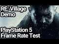 Resident Evil Village PS5 Frame Rate Test (Maiden Demo)