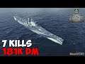 World of WarShips | Salem | 7 KILLS | 181K Damage - Replay Gameplay 4K 60 fps