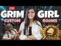 [Facecam LIVE] Free UNLIMITED PUBG Customs WITH SUBSCRIBERS GRIM GIRL