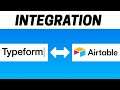 How to Integrate Typeform with Airtable