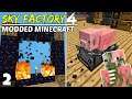 Sky Factory 4 Ep2! NETHER NO MORE!? Modded Minecraft Skyblock, Survival Lets Play!
