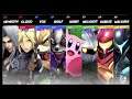 Super Smash Bros Ultimate Amiibo Fights – Sephiroth & Co #316 4 team battle at Brinstar