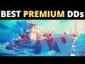 Top Premium Destroyers by Tier | World of Warships Legends PlayStation Xbox