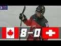 2019 U18 Hlinka Gretzky Cup | Canada VS Switzerland | Highlights 8-0