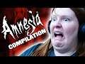 Amnesia The Dark Descent Game / Scare and Scream Compilation (funny)