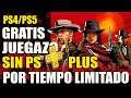 🚀CORREE!!! NUEVO JUEGO GRATIS + SORPRESAS en PS4/PS5 SIN PS PLUS POR TIEMPO LIMITADO Red Dead Online