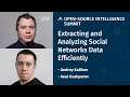 Extracting and Analyzing Social Networks Data Efficiently