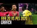 FIFA 20 vs PES 2020: Grafica a confronto