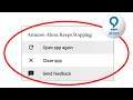 How to Solve Amazon Alexa App Keeps Stopping Error in Android & Ios