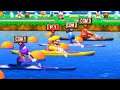 Mario & Sonic at the 2012 London Olympic Games (3DS) - All Charatcers 1000m Kayak Singles Gameplay