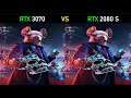 RTX 3070 vs RTX 2080 Super - i9 10900k - Gaming Comparisons