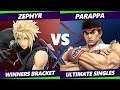 Smash Ultimate Tournament - Zephyr (Cloud)  Vs. Parappa (Ryu) - S@X 303 SSBU Winners Round 4