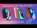 Unboxing | Abrindo a Caixa do Motorola Moto G9+ Plus XT2087-1 | Android 10Q | Bateria 5.000 mAh Azul
