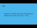 WXM Inline Survey Integration with UCCE Part1