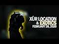 Xur Location & Exotics 2-28-20 / February 28, 2020 [Destiny 2]