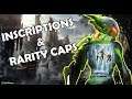 ANTHEM | INSCRIPTIONS & RARITY CAPS DISCUSSION | Many Need To Go!