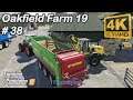 Collecting straw bales, spreading manure & lime | Oakfield Farm 19 | FS19 TimeLapse #38 | 4K