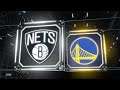 Golden State Warriors vs Brooklyn Nets - Full Game - NBA 2K20