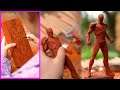 How To Make Iron Man Wooden Statue Man - Woodworking DIY #shorts
