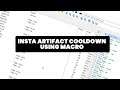 Macro action for Insta-Artifact Cooldown Use with a Single Click | Minecraft Dungeons