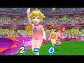 Mario & Sonic - Team Peach, Daisy, Yoshi, Amy Play Football