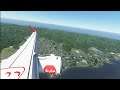 Microsoft Flight Simulator : Takeoff Roatan Airport Honduras over Carribean Sea