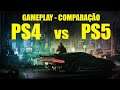 PS4 INCRÍVEL !! Gameplay Cyberpunk 2077 PS4 vs PS5 COMPARAÇÃO