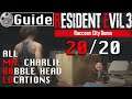 Resident Evil 3: Raccoon City Demo / All Mr. Charlie Bobble Head Locations