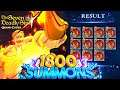 THE ONE ESCANOR LIVE SUMMONS!!!! 1800+ GEMS??! | Seven Deadly Sins: Grand Cross