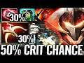 🔥 50% Crit Chance 225% DMG - Chaos Knight Daedalus WTF IMBA Build Cancer ILLusion Carry Dota 2 Pro