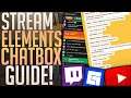 How To Add a Chatbox In Stream Elements OBS | Twitch, YouTube Alternative, & Facebook Chatbox Guide!