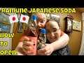 How to open Ramune Japanese soda - taste test