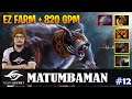 MATUMBAMAN - Ursa Safelane | EZ FARM with Battle Fury 820 GPM | Dota 2 Pro MMR Gameplay #12