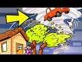 Minecraft: ESCAPE THE DISASTERS!!! (REAL TORNADOES & FLOODS) Modded Mini-Game