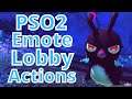 PSO2 584: Wand Pose Emote Lobby Action
