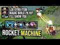 ROCKET MACHINE GUN..!! Magic Build Gyrocopter Counter Invoker by Admiralbulldog 7.22 | Dota 2