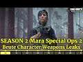 SEASON 2 Mara - Awekening & Special Ops 2 Brute Character Weapons Leaks | Cod Mobile Season 2 Leaks
