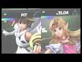 Super Smash Bros Ultimate Amiibo Fights Community Poll winners 6 Pit vs Zelda