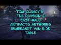 Tom Clancy's The Division 2 East Mall Artifacts Artworks Rembrandt Van Rijn Table