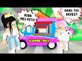 UNE VENDEUSE DE GLACE ARNAQUE MES *PETS* sur Adopt me! (Roblox) Scammers Ice cream Trucks!