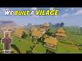 WE BUILT A VILLAGE FOR OUR VILLAGERS | MINECRAFT MALAYALAM